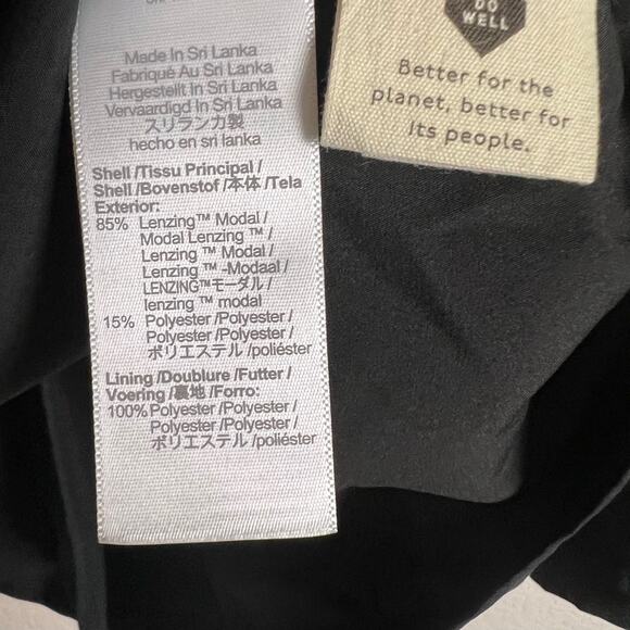 Madewell Black Oversized Relaxed Softdrape Blazer Jacket Size Medium - Picture 14 of 14